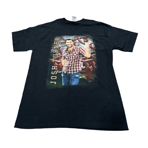 Josh turner country musician band t-short black men’s medium pop rock guitar - Picture 1 of 6